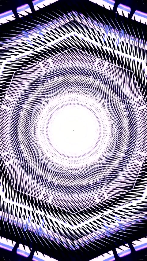 Tunnel video vj loop screensaver featuring seamless digital patterns and dy.. Stock Footage 321575900