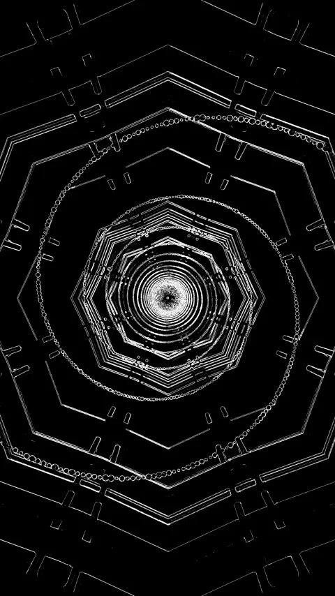 Tunnel video vj loop screensaver live wallpaper motion background seamless .. Stock Footage 322768070