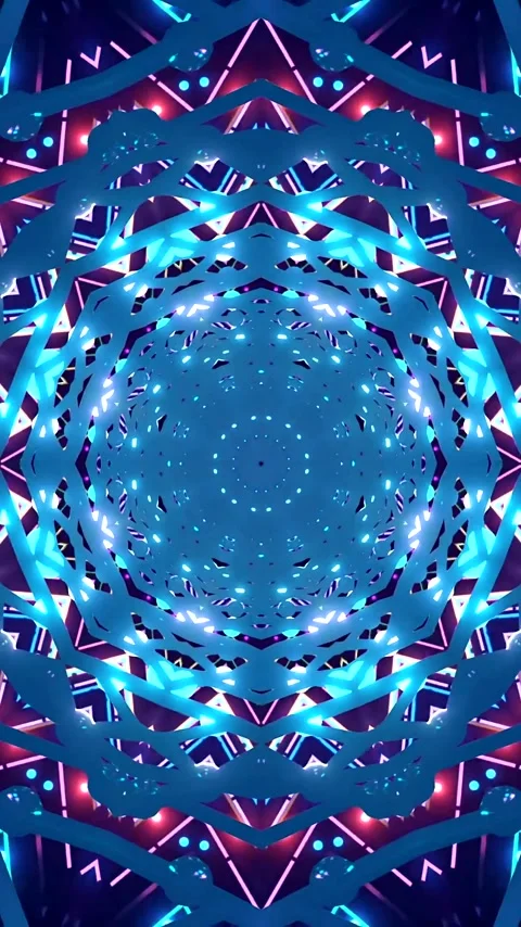 Tunnel video vj loop screensaver live wallpaper motion background seamless .. Stock Footage 322769312