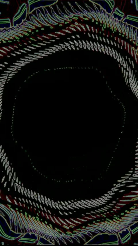 Tunnel video vj loop screensaver live wallpaper motion background seamless .. Stock Footage 322773415