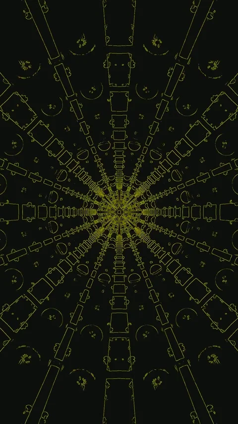 Tunnel video vj loop screensaver live wallpaper motion background bright li.. Stock Footage 322775775