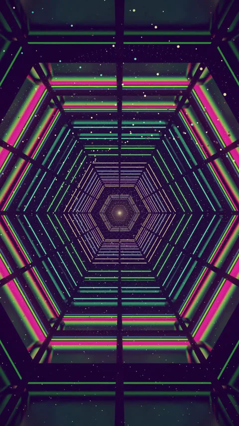 Tunnel video vj loop screensaver live wallpaper motion background seamless .. Stock Footage 322775777
