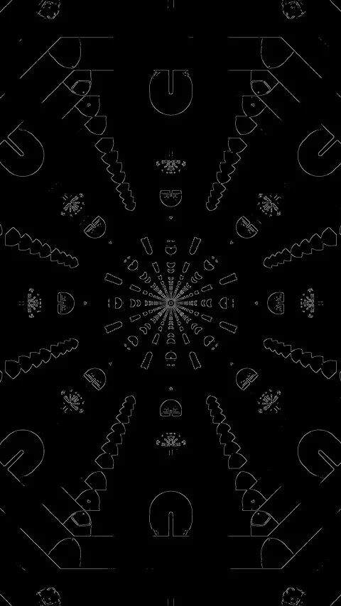 Tunnel video vj loop screensaver live wallpaper motion background seamless .. Stock Footage 322775964