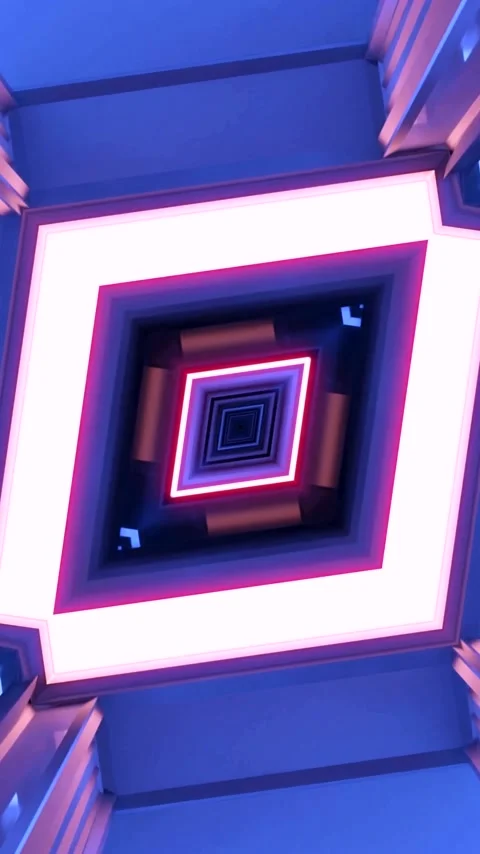 Tunnel video vj loop screensaver live wallpaper motion background seamless .. Stock Footage 322776266