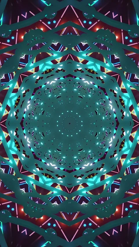 Tunnel video vj loop screensaver live wallpaper motion background seamless .. Stock Footage 322777327