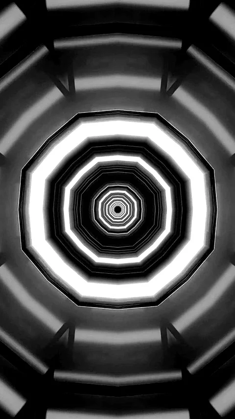 Tunnel video vj loop screensaver live wallpaper motion background seamless .. Stock Footage 322777736