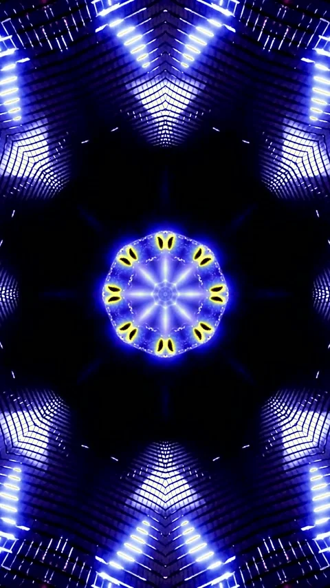 Tunnel video vj loop screensaver live wallpaper motion background seamless .. Stock Footage 322778128