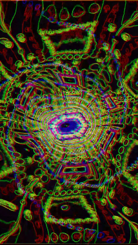 Tunnel video vj loop screensaver live wallpaper motion background seamless .. Stock Footage 322779262