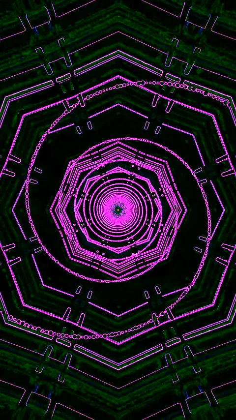 Tunnel video vj loop screensaver live wallpaper motion background seamless .. Stock Footage 322779441