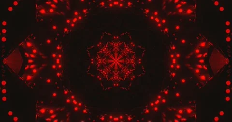 Tunnel video vj loop with seamless red patterns for dynamic visuals and imm.. Stock Footage 318791639