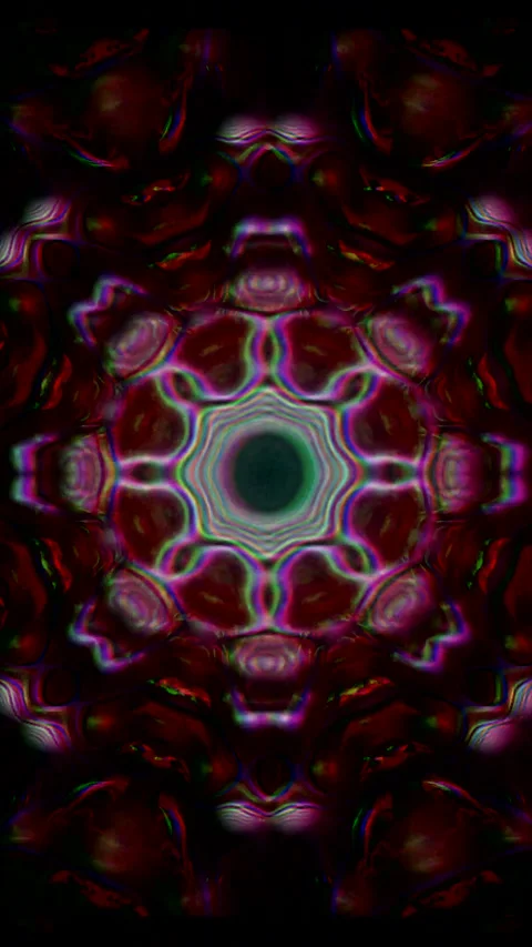 Tunnel video vj loop seamless looping screensaver with abstract purple and .. Stock Footage 321572275