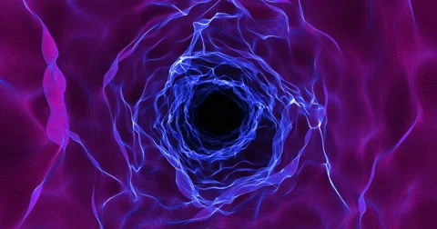 Tunnel Visual EDM Seamless Loop 4K HD Stock Footage 60796895