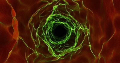 Tunnel Visual EDM Seamless Loop 4K HD Stock Footage 60797011