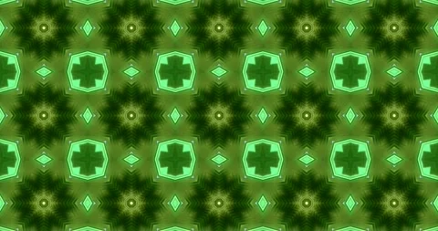 Tunnel visual journey with seamless looping effect in vibrant gre Stock Footage 316402385