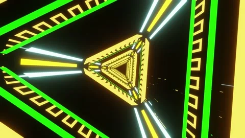 Tunnel VJ LOOP Disco Flight 4K Stock Footage 153658959