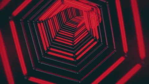 Tunnel VJ Loop Stockbeeldmateriaal 115424682