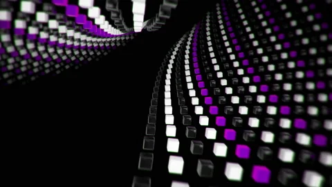 Tunnel VJ Loop Stockbeeldmateriaal 115445456