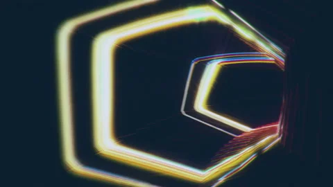 Tunnel VJ Loop Stockbeeldmateriaal 115448534