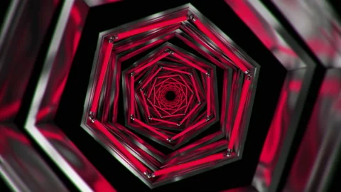 Tunnel VJ Loop Stockbeeldmateriaal 115483357