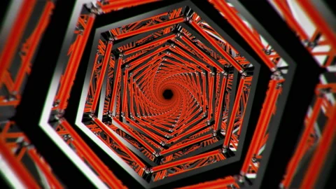 Tunnel VJ Loop Видео 115499822
