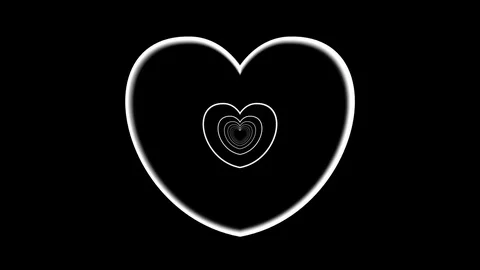 Tunnel white loves Stock Footage 94997341