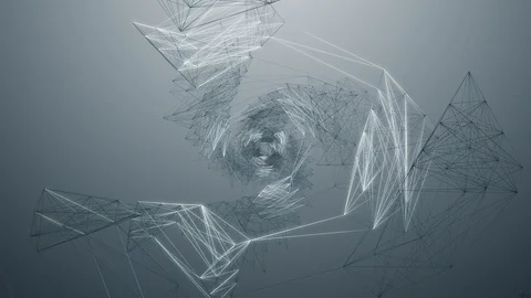 Tunnel wires. Seamless loop video. Stock Footage 123659460