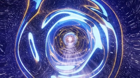 Tunnel wormhole loop for music dance disco club Stock Footage 295060865