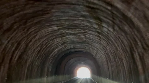 Tunnel Zion Stock Footage 270980127