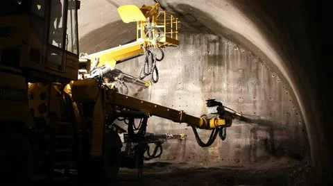 Tunneling008 Video stock 10909002