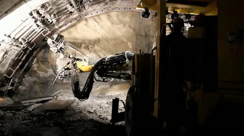 Tunneling022 Stock Footage 10909493