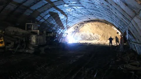 Tunneling023 Stock Footage 10909828