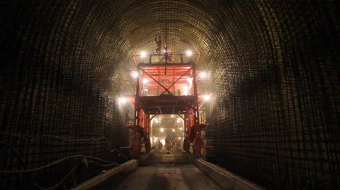 Tunnelling 08 Stock Footage 1084082