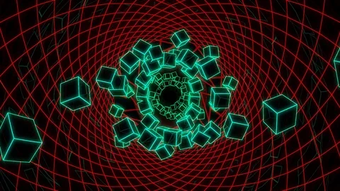 Tunnels - Seamless VJ Loop Stock-Footage 73277953