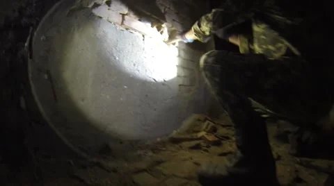 The tunnels under Izmail. Stock-Footage 58177916