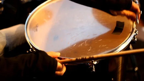 Tunning a drum Stock Footage 101988047