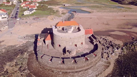 Tunr around of a Fort Stock Footage 235605638