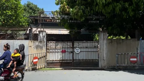 Tuol Sleng Genocide Museum, Phnom Penh, Cambodia 4K Stock Footage 197014385