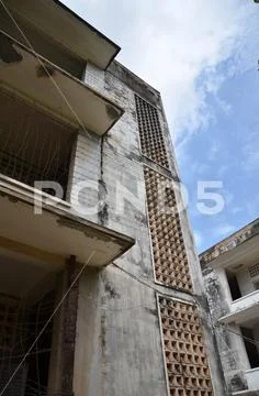 Tuol Sleng Genocide Museum in Phnom Penh, Cambodia Stock Photos