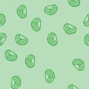 Turban hat cap line vector seamless pattern Illustrazione stock