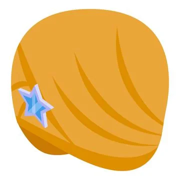 Turban hat icon isometric vector. Arab man Stock Illustration