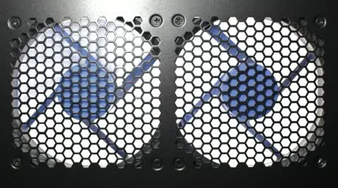 Turbine behind a dark surface Stock Footage 12766032