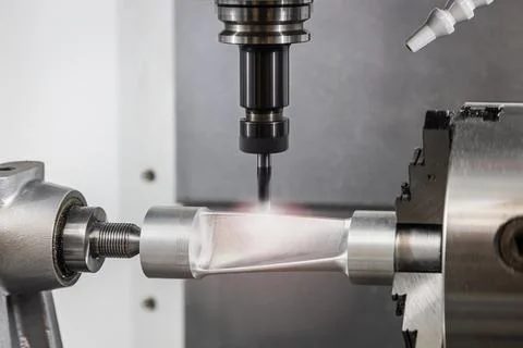 The turbine blade designed to change the parameters of gas or liquid in them Stock Photos