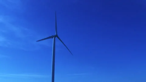 Turbine in Blue Stock Footage 52004119