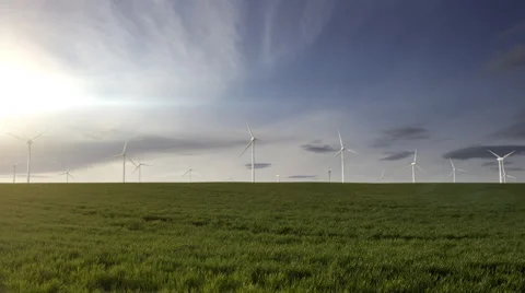 Turbine CGI Composite Stock Footage 60793612