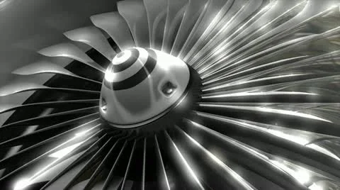Turbine engine Stock Footage 10830370