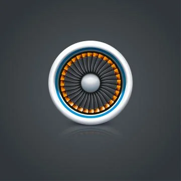 Turbine Stock Illustration