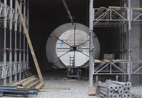 Turbine a rotary mechanical device Stock Photos