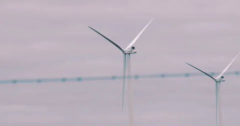 Turbine Slight/Slow Movement in the Wind Stock Footage 271446924