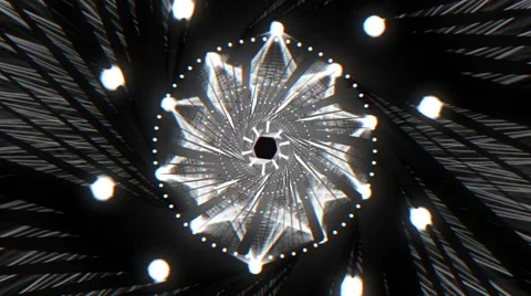 Turbine Tunnel Vj Loop Stock Footage