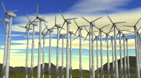 Turbines Video stock 68588
